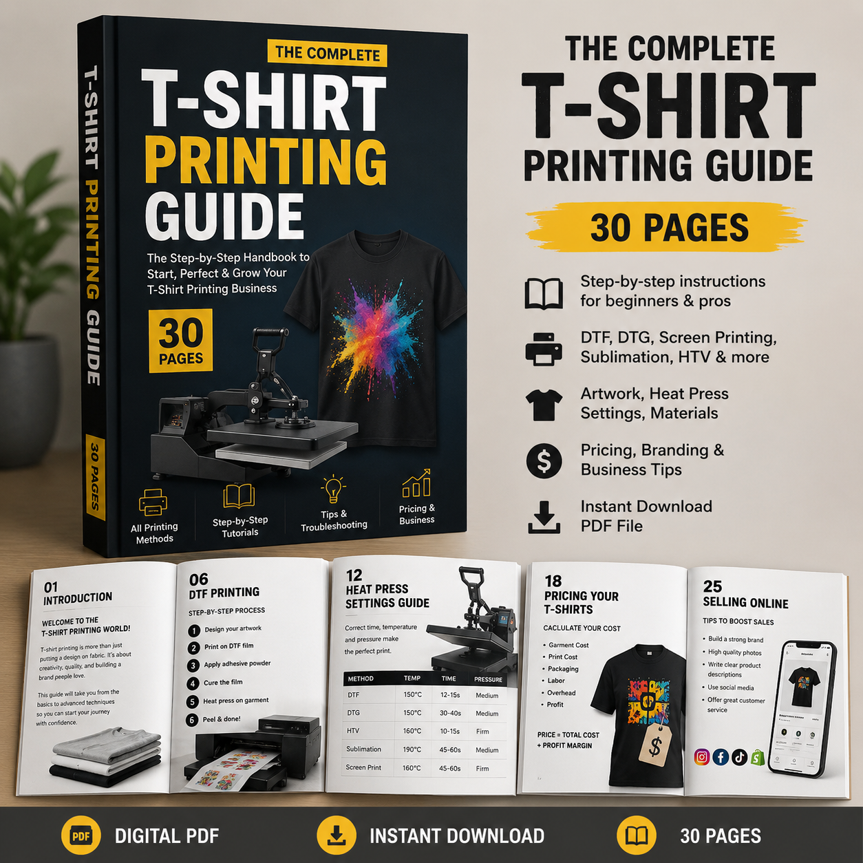 E Book - Tshirt printing Guide